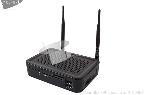 Image of Android TV set top box receiver