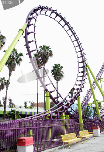 Image of Roller coaster loop