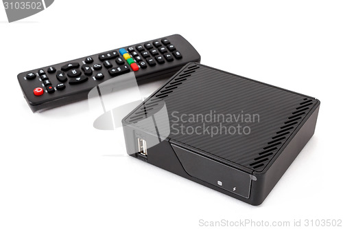 Image of Android TV set top box receiver