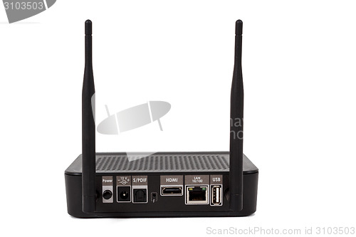 Image of Android TV set top box receiver