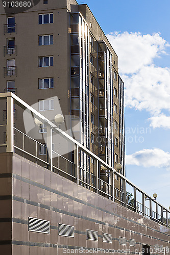 Image of Modern city architecture in summer 