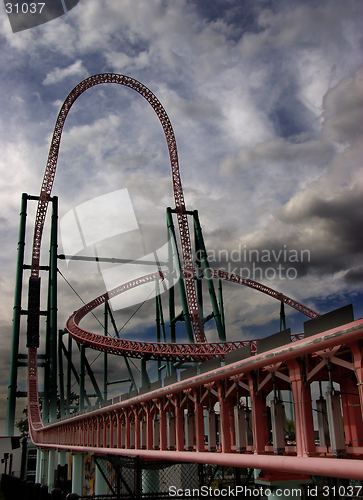 Image of Nasty scary roller coaster ride
