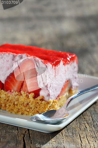 Image of strawberry cheesecake