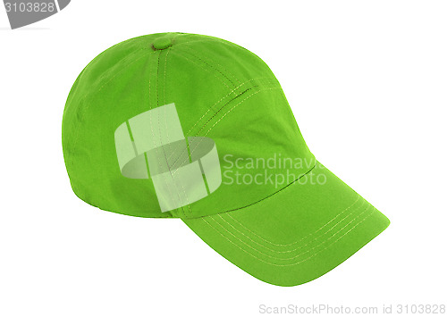 Image of Baseball cap isolated on white background w/ clipping path