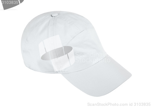 Image of Baseball cap isolated on white background w/ clipping path