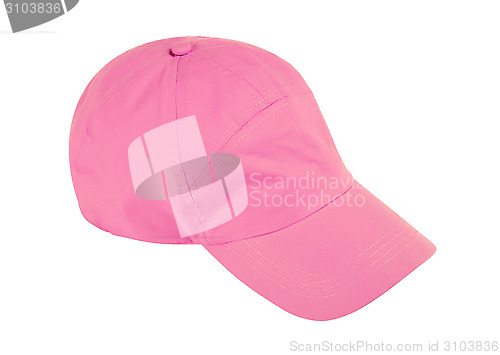 Image of Baseball cap isolated on white background w/ clipping path