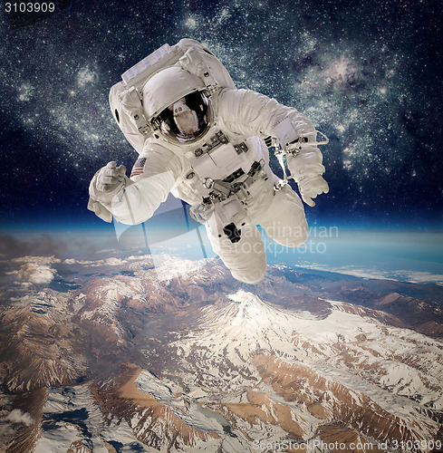 Image of Astronaut in outer space