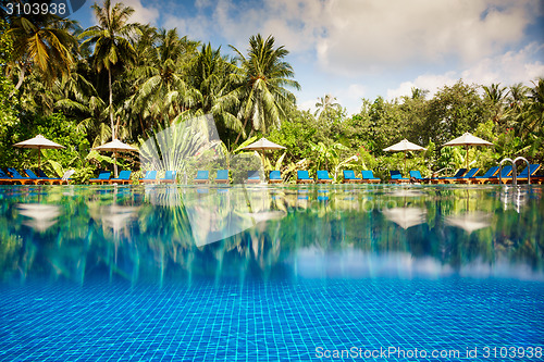 Image of Tropical swimming pool