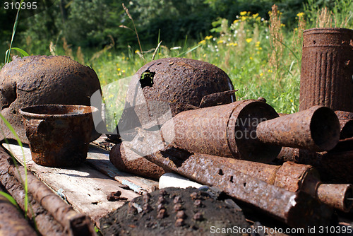 Image of Old machine guns