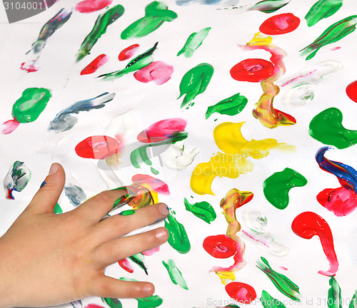 Image of Painting with fingers