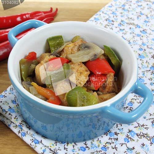 Image of Chicken and  vegetables