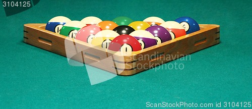 Image of Eight ball rack