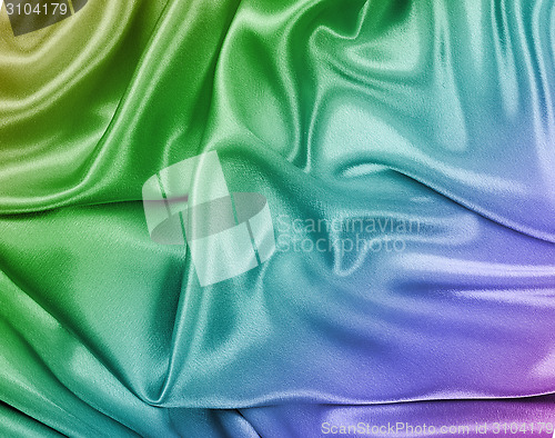 Image of Silk rainbow scarf