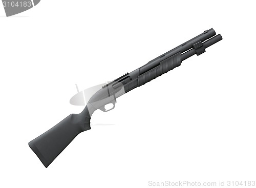 Image of Shotgun on a white background