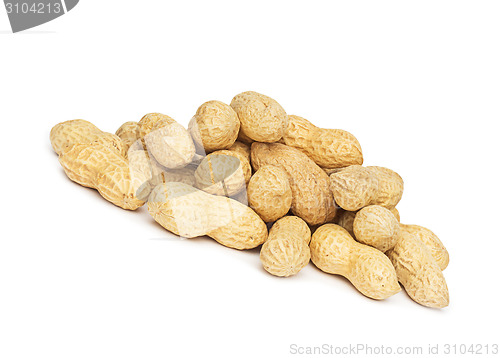 Image of Dried peanuts in closeup