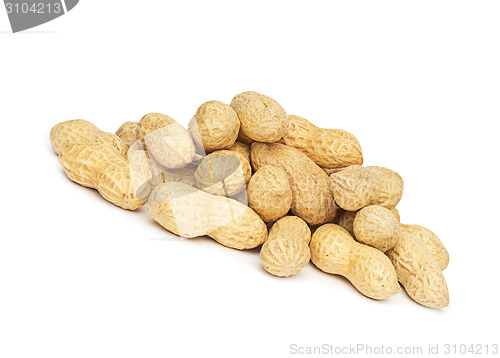 Image of Dried peanuts in closeup