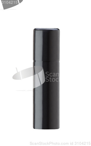 Image of Black bottle deodorant isolated