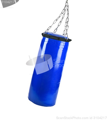 Image of punching bag isolated