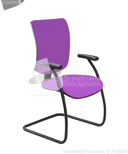 Image of office chair isolated