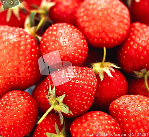 Image of fresh strawberry background