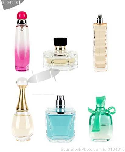 Image of different perfumes