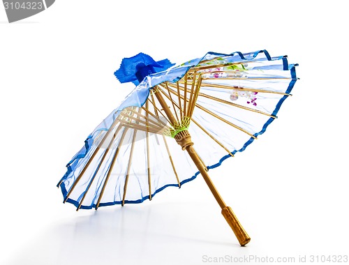 Image of Oriental umbrella isolated