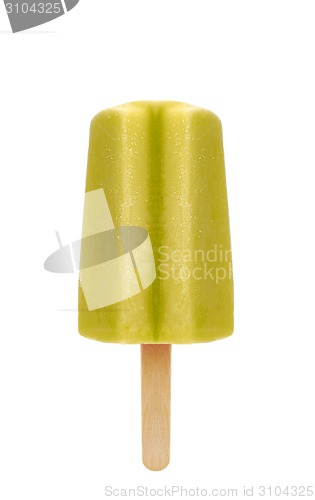 Image of orange ice-lolly isolated