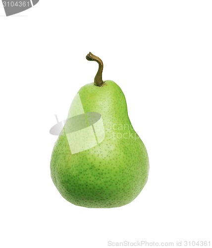 Image of Ripe pear isolated on white background
