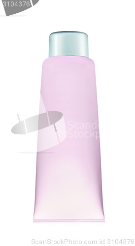 Image of Light purple cosmetic cream tube