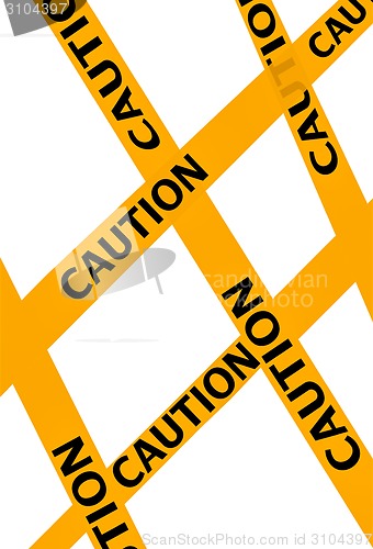 Image of illustration of warning ribbons