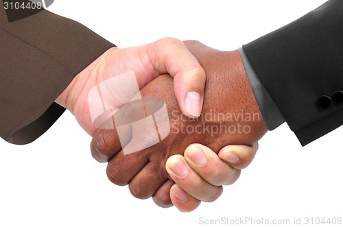 Image of businessmen shaking hand