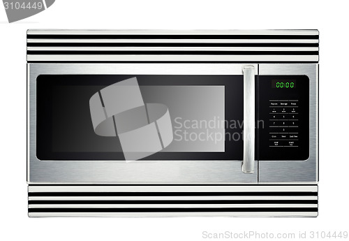 Image of microwave oven isolated