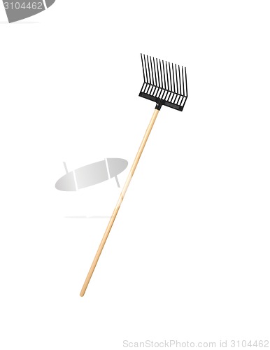 Image of Garden fork isolated on white