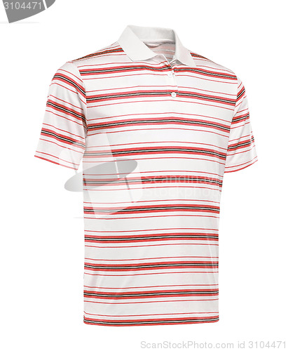 Image of red and white striped t-shirt