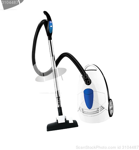 Image of vacuum cleaner isolated