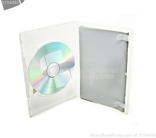 Image of blank box and cd or dvd disk