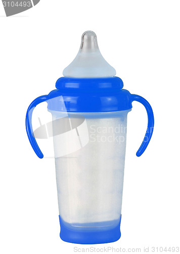 Image of Baby bottle on a white background