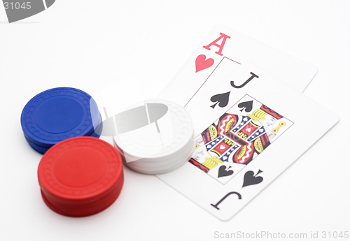 Image of Black Jack and Chips