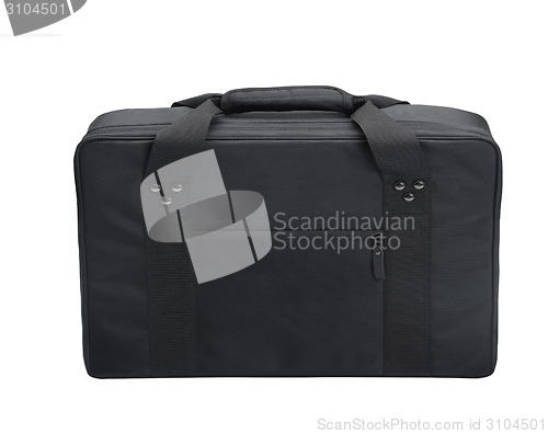 Image of black canvas laptop bag 
