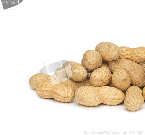 Image of Dried peanuts in closeup