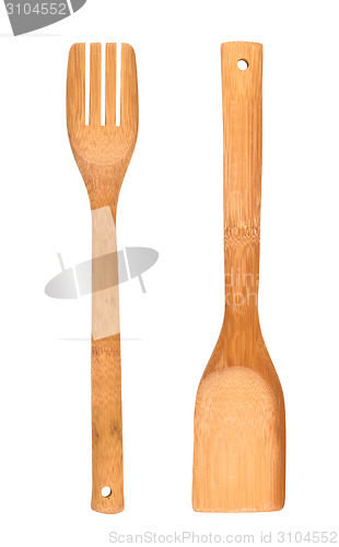 Image of Wooden cutlery