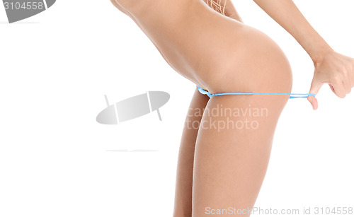 Image of Sexy women legs with underwear
