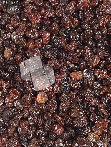 Image of black raisins