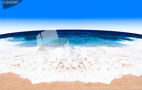 Image of sand of beach sea background