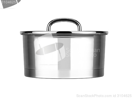 Image of Stainless steel cooking pot