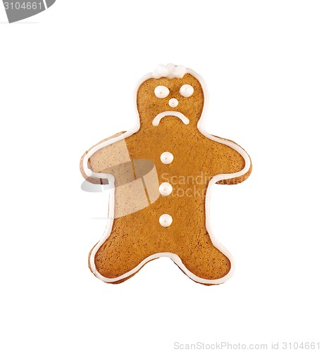 Image of sad gingerbread man