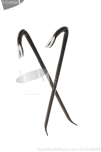 Image of Crowbars isolated