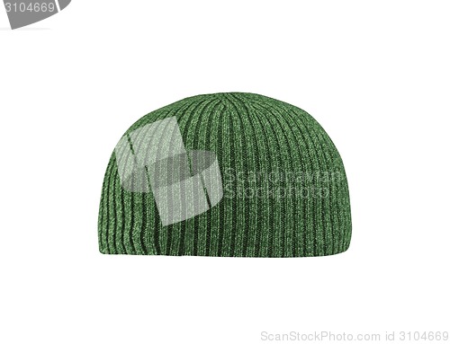 Image of green hat isolated on white