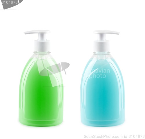 Image of two bottles of liquid soap