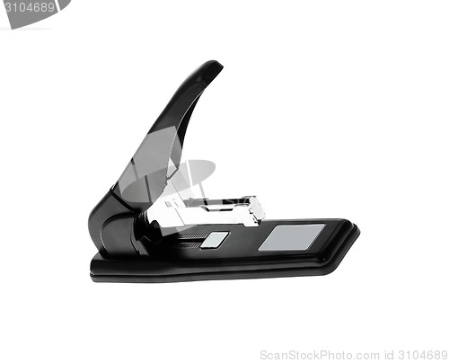 Image of Black professional stapler isolated